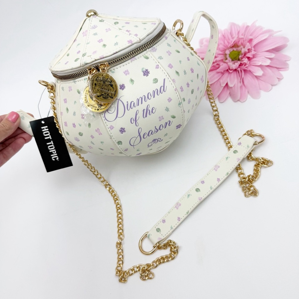 Bridgerton X Her Universe X Hot Topic Teapot Crossbody Bag - Picture 2 of 16